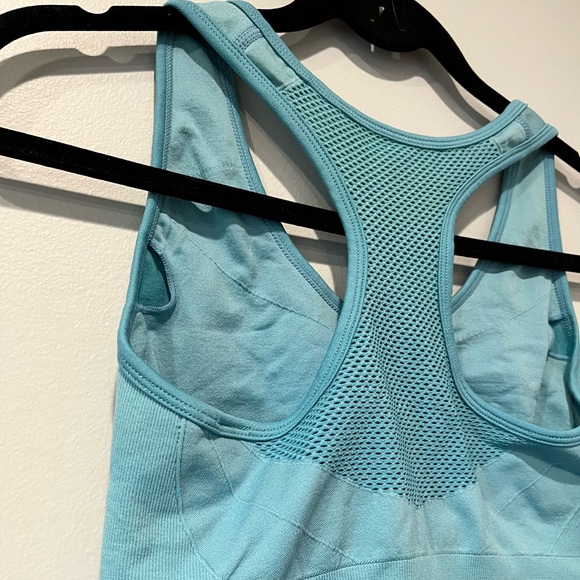 Zella Pure Seamless Sportsbra in Blue, Size M - Picture 3 of 5